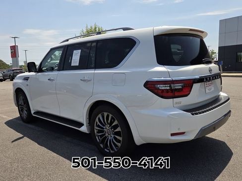 Used 2021 Nissan Armada Platinum w/ Captain's Chairs Package AWD/4WD image 3