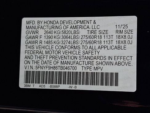 New 2026 Honda Passport TrailSport Elite image 14