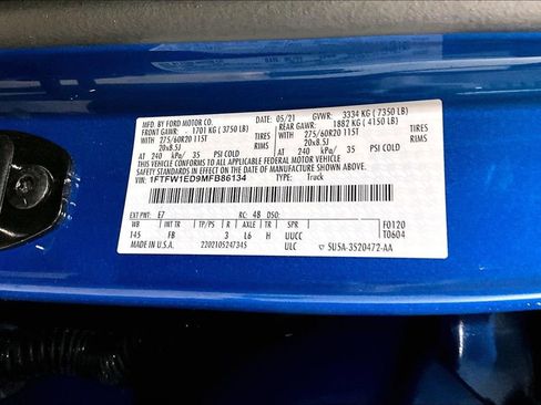 Certified 2021 Ford F150 XLT w/ Equipment Group 302A High image 32