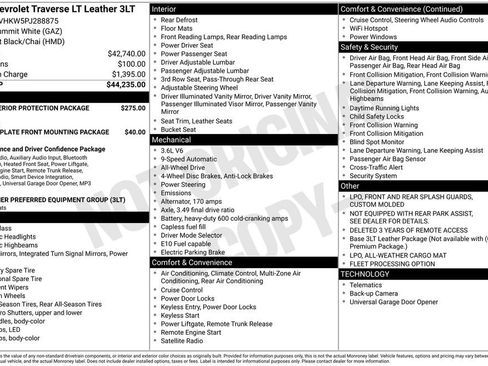 Used 2023 Chevrolet Traverse LT image 35