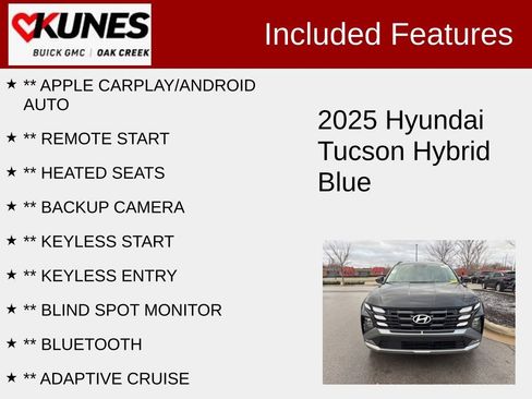 Used 2025 Hyundai Tucson Blue image 2