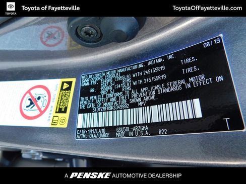 Used 2019 Toyota Highlander Limited image 9