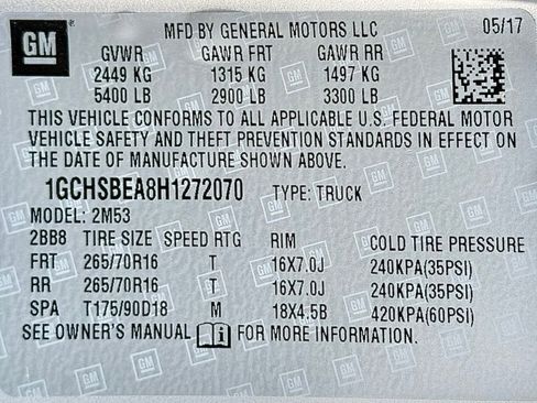 Used 2017 Chevrolet Colorado W/T w/ WT Convenience Package RWD image 39