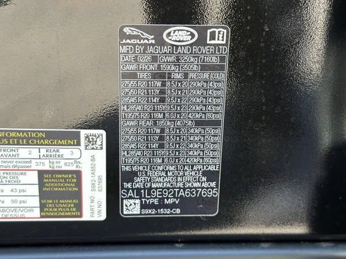 New 2026 Land Rover Range Rover Sport Dynamic SE AWD/4WD image 23