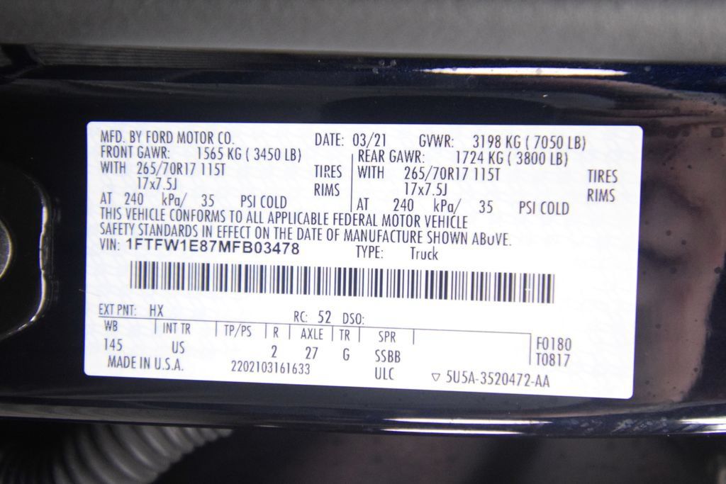 Used 2021 Ford F150 XLT w/ Equipment Group 301A Mid AWD/4WD image 23