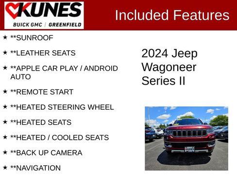 Used 2024 Jeep Wagoneer Series II AWD/4WD image 2