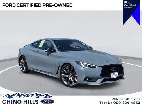 Used 2022 INFINITI Q60 Red Sport 400 w/ Cargo Package image 1