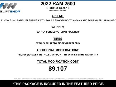 Used 2022 RAM 2500 Laramie AWD/4WD image 2