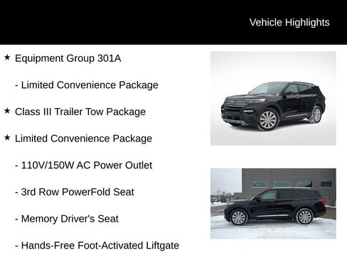Used 2021 Ford Explorer Limited w/ Equipment Group 301A image 6