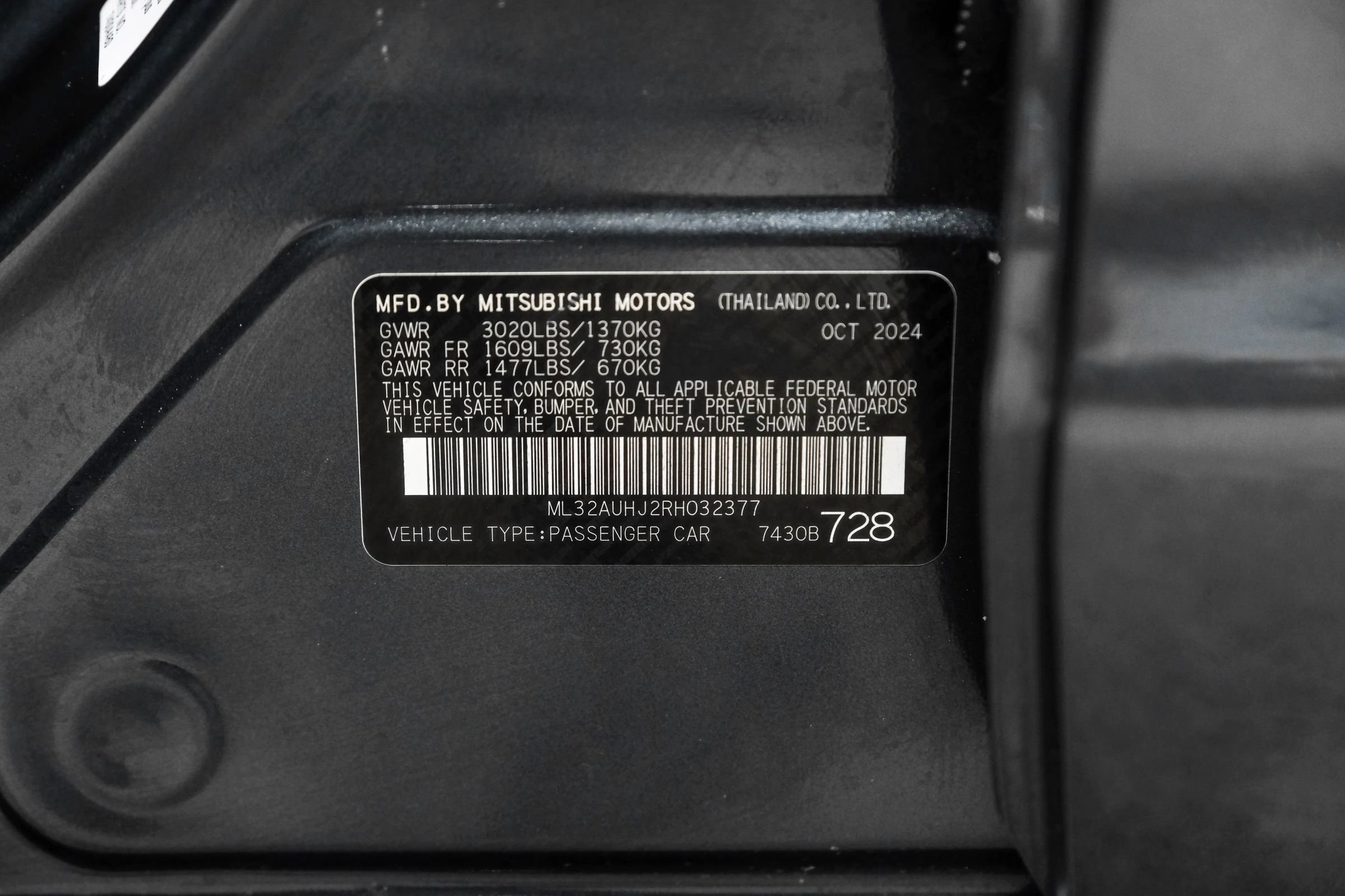 Used 2024 Mitsubishi Mirage ES FWD image 61