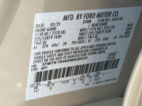 Certified 2025 Ford Mustang Mach-E Select RWD image 30