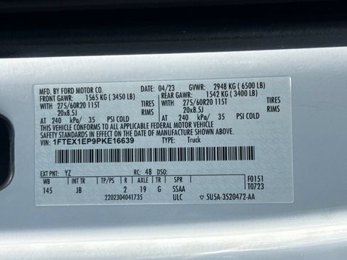 Used 2023 Ford F150 XL w/ STX Appearance Package AWD/4WD image 28