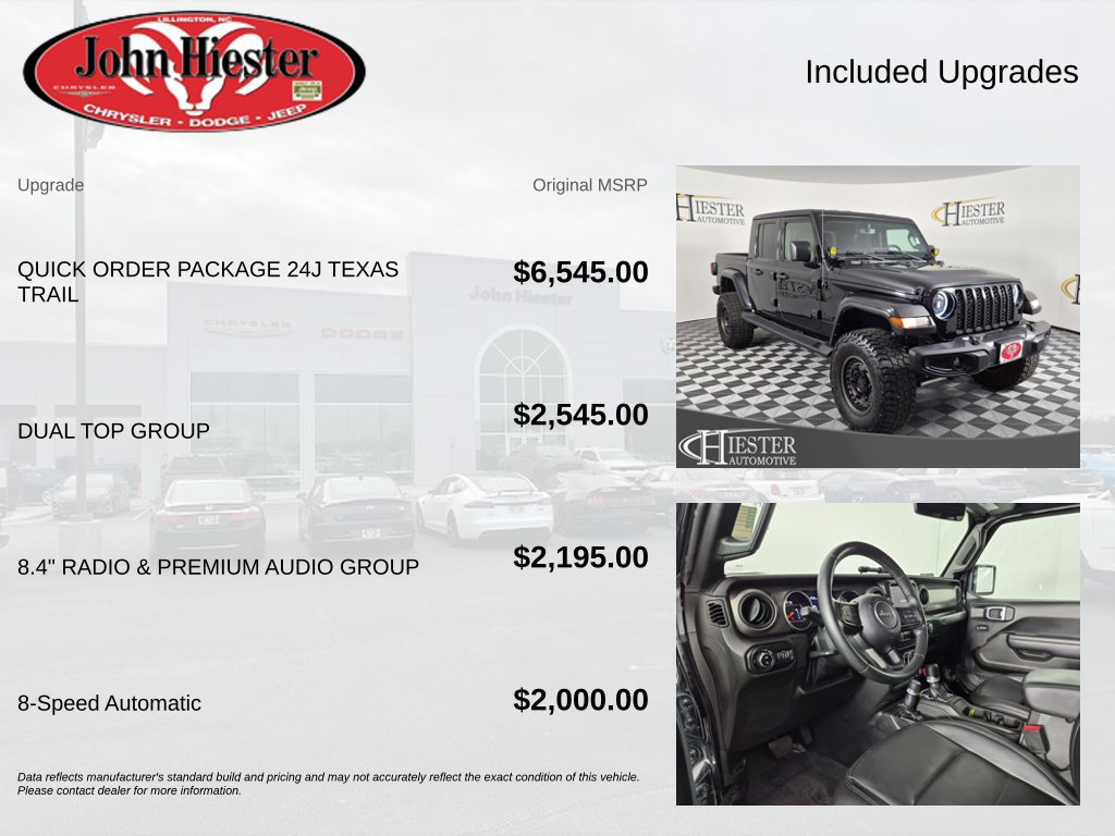Used 2022 Jeep Gladiator Sport AWD/4WD image 3
