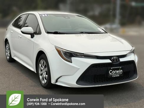 Used 2021 Toyota Corolla LE w/ Carpet Mat Package (TMS) FWD image 1