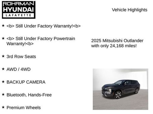 Used 2025 Mitsubishi Outlander SE image 7