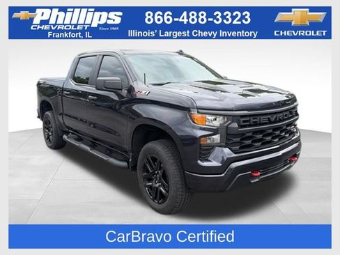 Used 2022 Chevrolet Silverado 1500 Custom Trail Boss w/ LPO, Dark Essentials Package AWD/4WD image 1