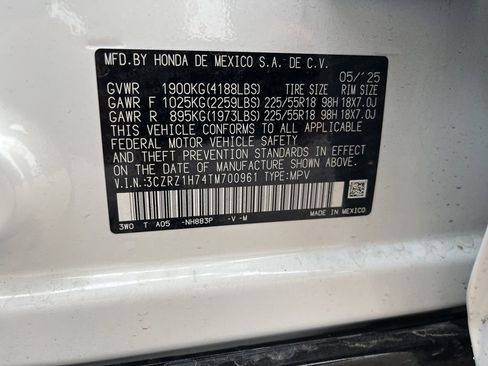 Certified 2026 Honda HR-V EX-L image 10