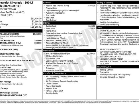 Used 2024 Chevrolet Silverado 1500 LT w/ Z71 Off-Road Package AWD/4WD image 27