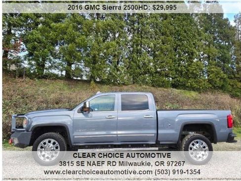 Used 2016 GMC Sierra 2500 Denali w/ Duramax Plus Package AWD/4WD image 6
