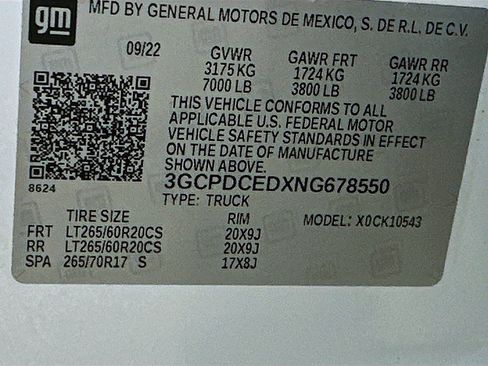 Used 2022 Chevrolet Silverado 1500 Custom Trail Boss AWD/4WD image 28