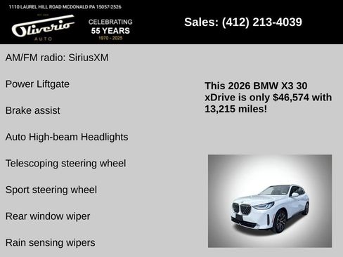 Used 2026 BMW X3 xDrive30i AWD/4WD image 10