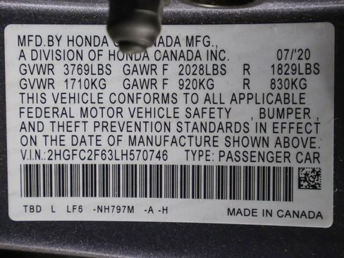 Used 2020 Honda Civic LX image 35