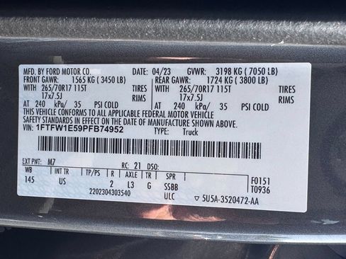 Used 2023 Ford F150 XLT w/ Equipment Group 301A Mid AWD/4WD image 44