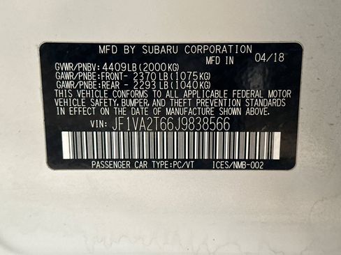 Used 2018 Subaru WRX STI Limited image 3