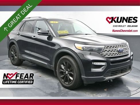 Used 2022 Ford Explorer Limited w/ Class IV Trailer Tow Package image 1