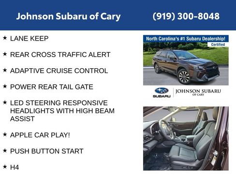 Certified 2025 Subaru Outback Limited image 12