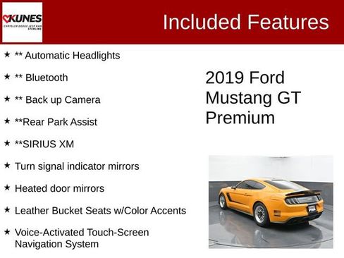 Used 2019 Ford Mustang GT Premium w/ GT Performance Package image 3