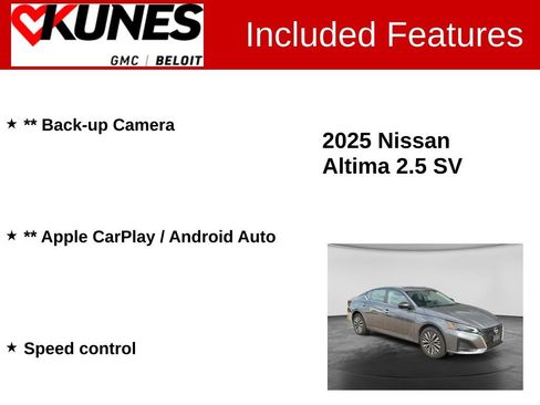 Used 2025 Nissan Altima 2.5 SV AWD/4WD image 2