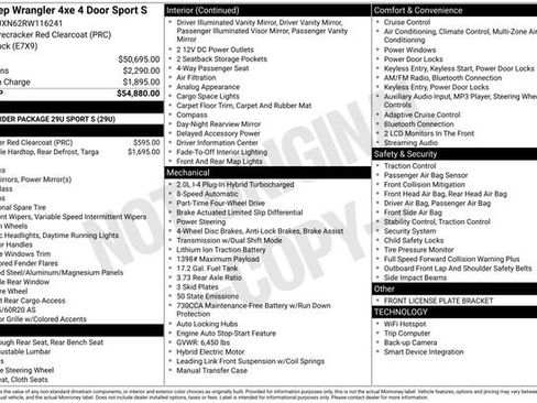 New 2024 Jeep Wrangler Unlimited AWD/4WD image 27