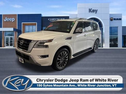 Used 2023 Nissan Armada Platinum w/ Captain's Chairs Package AWD/4WD image 1