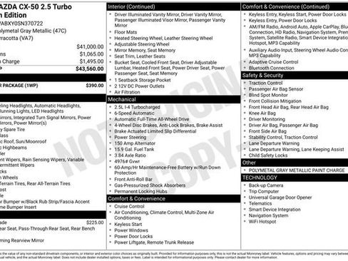 Used 2025 MAZDA CX-50 Meridian Edition w/ Weather Package image 40