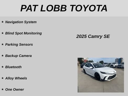 Used 2025 Toyota Camry SE FWD image 11