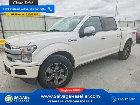 Used 2019 Ford F150 Platinum w/ Equipment Group 701A Luxury AWD/4WD image 1