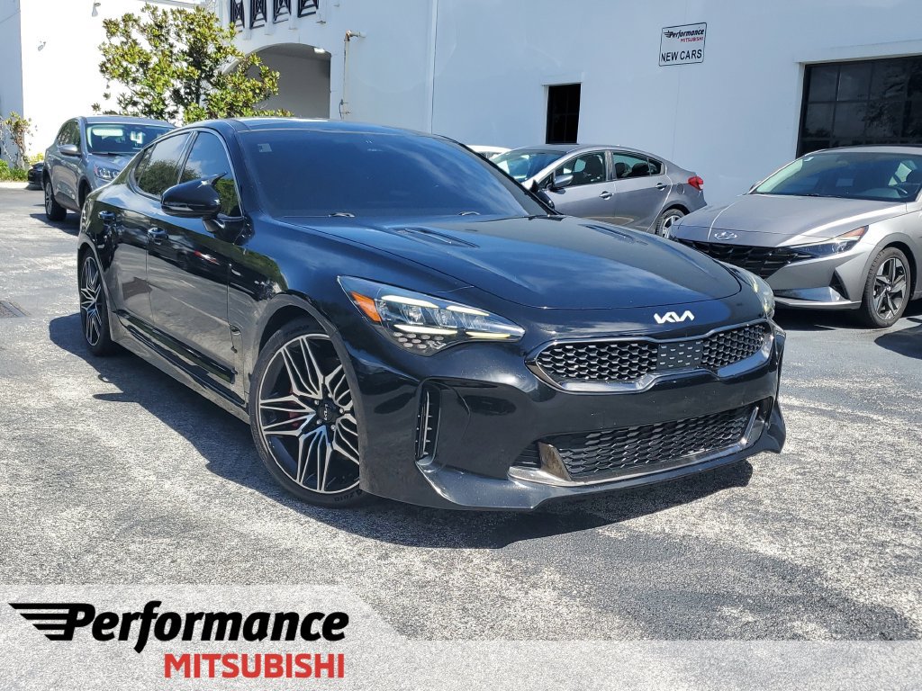 Used 2022 Kia Stinger GT1 w/ Red Interior Color Package RWD image 1