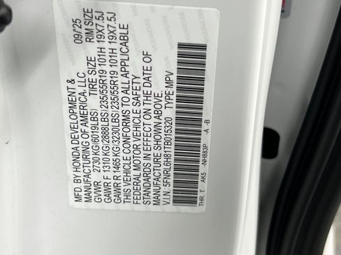 New 2026 Honda Odyssey Touring image 28