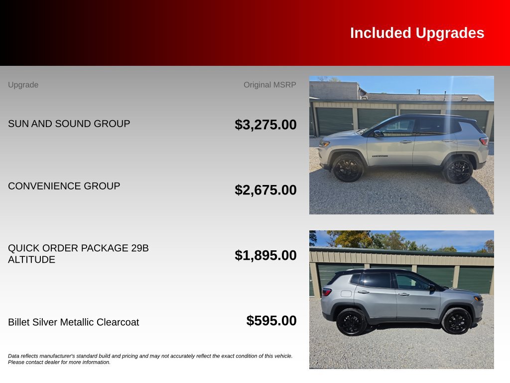 Used 2023 Jeep Compass Latitude w/ Sun and Sound Group AWD/4WD image 4