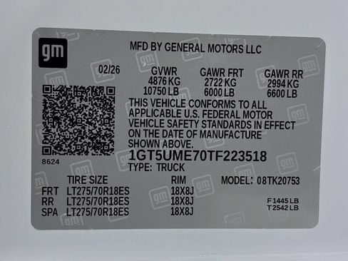 New 2026 GMC Sierra 2500 SLE w/ SLE Value Package; AWD/4WD image 31