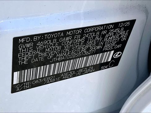 Certified 2025 Lexus IS 300 F Sport w/ Accessory Package 2 RWD image 35