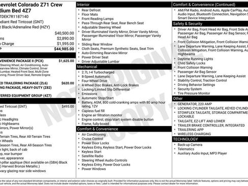 Used 2024 Chevrolet Colorado Z71 w/ Z71 Convenience Package 2 AWD/4WD image 28