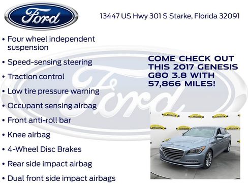 Used 2017 Genesis G80 3.8 w/ Option Group 03 image 25