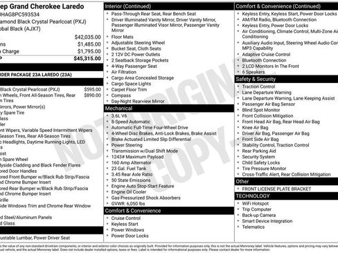 Used 2023 Jeep Grand Cherokee Laredo AWD/4WD image 35
