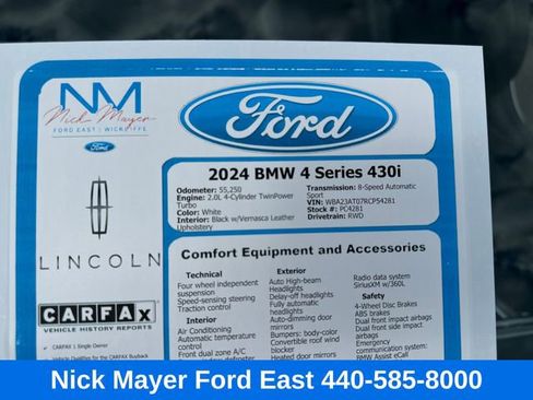 Used 2024 BMW 430i Convertible image 25