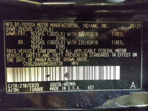 Used 2021 Toyota Highlander XLE image 33