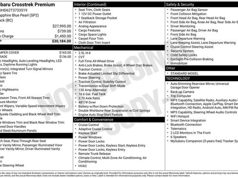 Certified 2026 Subaru Crosstrek 2.5i Premium AWD/4WD image 35