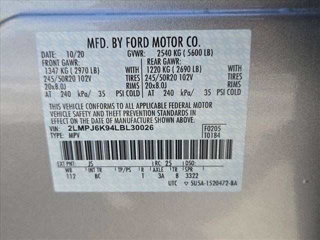 Used 2020 Lincoln Nautilus Reserve FWD image 24