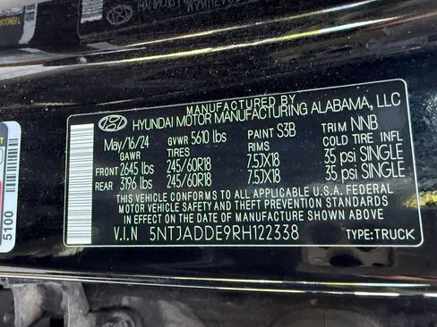Used 2024 Hyundai Santa Cruz SE AWD/4WD image 6